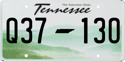 TN license plate Q3713O