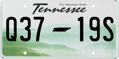 TN license plate Q3719S