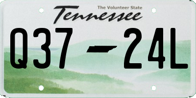 TN license plate Q3724L