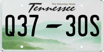 TN license plate Q3730S