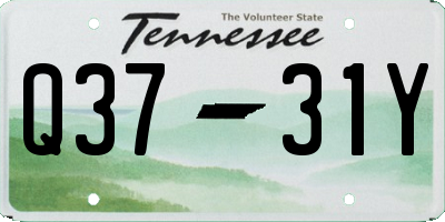 TN license plate Q3731Y