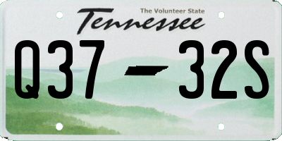TN license plate Q3732S