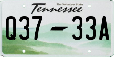 TN license plate Q3733A