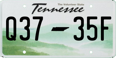 TN license plate Q3735F
