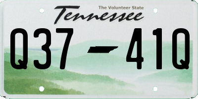 TN license plate Q3741Q