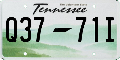 TN license plate Q3771I