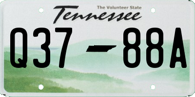TN license plate Q3788A