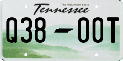TN license plate Q3800T