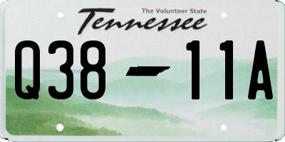 TN license plate Q3811A