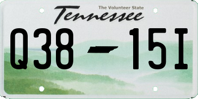 TN license plate Q3815I