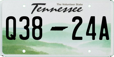 TN license plate Q3824A