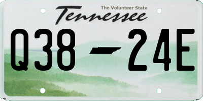 TN license plate Q3824E