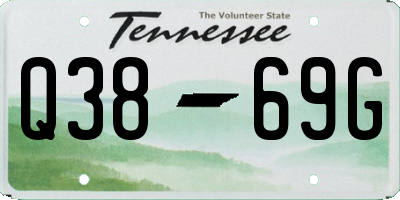 TN license plate Q3869G