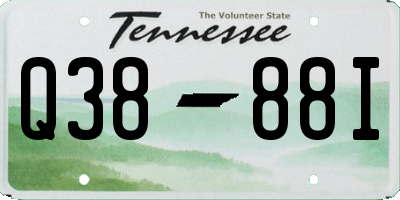 TN license plate Q3888I