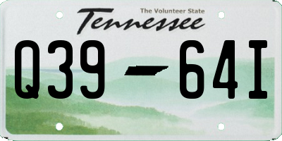 TN license plate Q3964I
