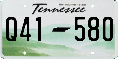 TN license plate Q4158O