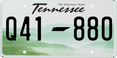 TN license plate Q4188O