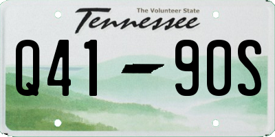 TN license plate Q4190S