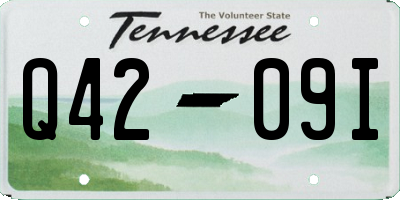 TN license plate Q4209I