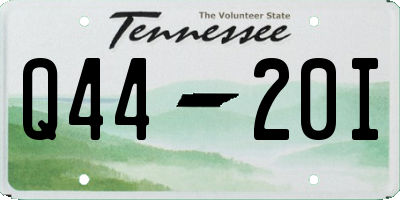TN license plate Q4420I