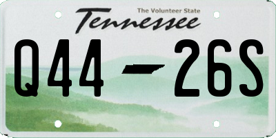 TN license plate Q4426S