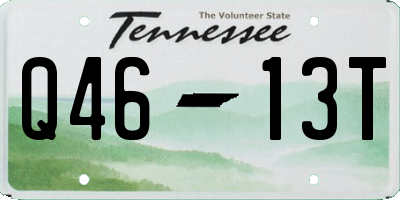 TN license plate Q4613T