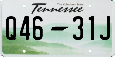 TN license plate Q4631J
