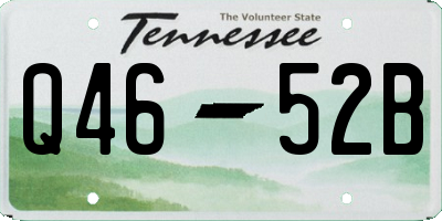 TN license plate Q4652B