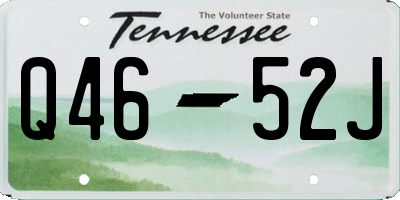 TN license plate Q4652J