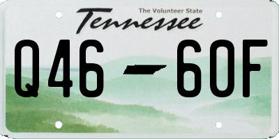 TN license plate Q4660F