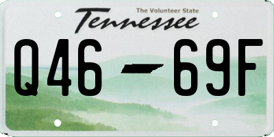 TN license plate Q4669F