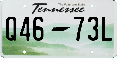 TN license plate Q4673L