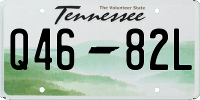 TN license plate Q4682L