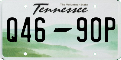 TN license plate Q4690P