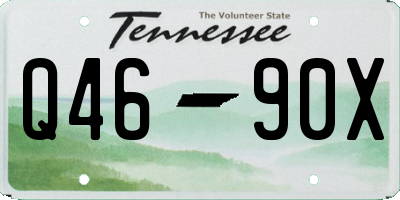 TN license plate Q4690X