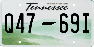 TN license plate Q4769I