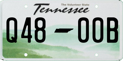 TN license plate Q4800B