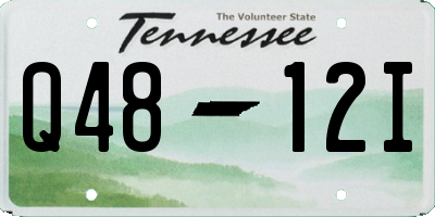 TN license plate Q4812I