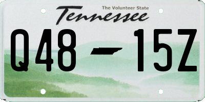 TN license plate Q4815Z
