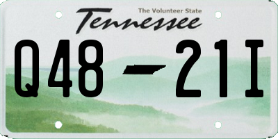 TN license plate Q4821I