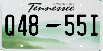TN license plate Q4855I