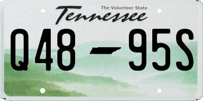 TN license plate Q4895S