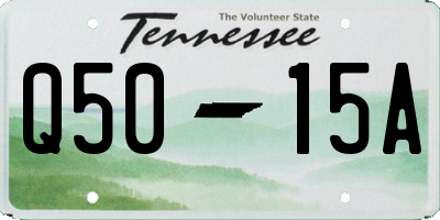 TN license plate Q5015A