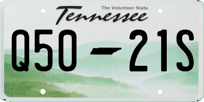 TN license plate Q5021S