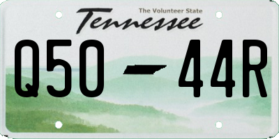 TN license plate Q5044R