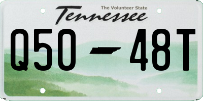 TN license plate Q5048T