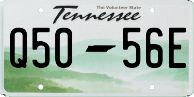 TN license plate Q5056E