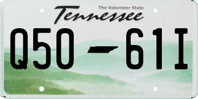 TN license plate Q5061I