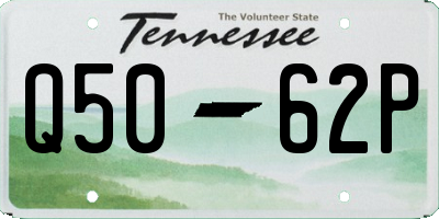 TN license plate Q5062P