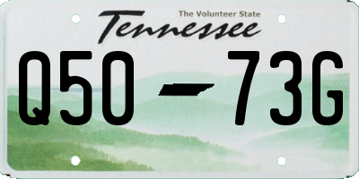 TN license plate Q5073G